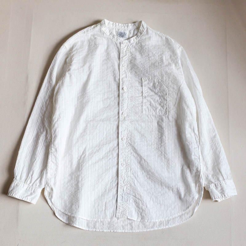 Band Collar Shirt MVCool MeshWhite