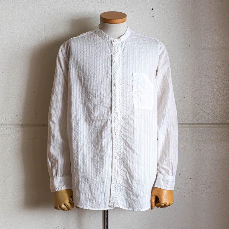 Band Collar Shirt MVCool MeshWhite
