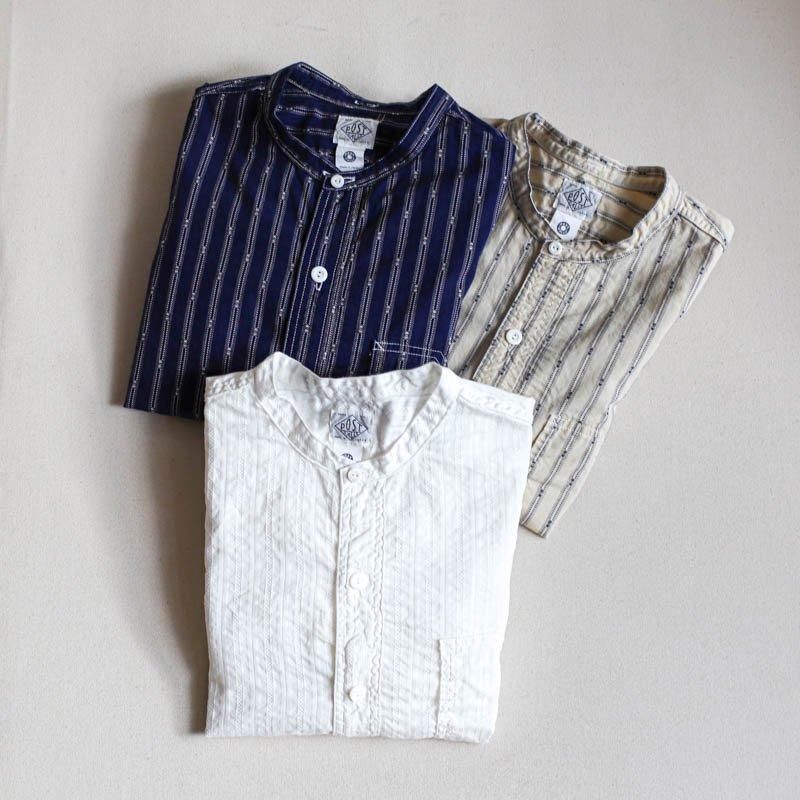 Band Collar Shirt MVCool MeshWhite