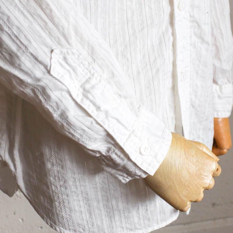 Band Collar Shirt MVCool MeshWhite