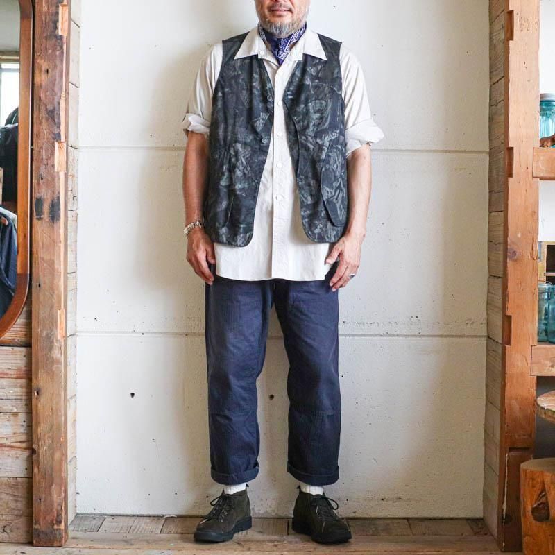 ラプチャーさん専用　ポストオーバーオールズ 24SS DEE Vest グリーン POST O'ALLS OVERALLS Post O`Alls #3502-HCP3 DEE Vest : hemp