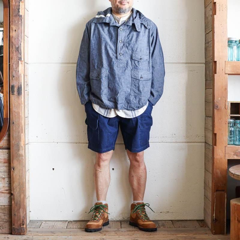 E-Z DEE’S Shorts 　 8oz Denim 　W/ Deep Wash　Indigo 