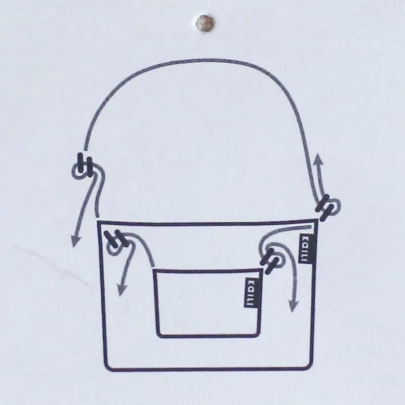 KaILI 【カイリ】IREKO POUCH L Black x Gray - UNCLE SAM