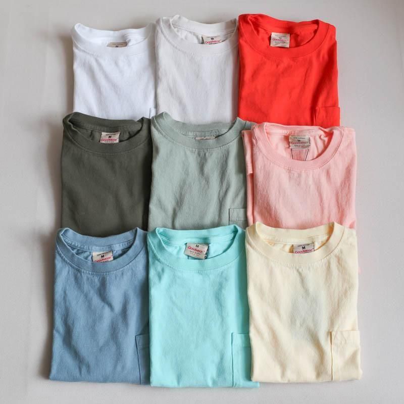 Crew Neck Pocket Tee