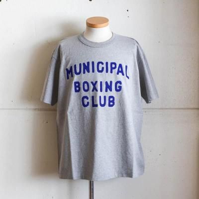 Crew Neck Tee　BOXING CLUB　L.Grey

