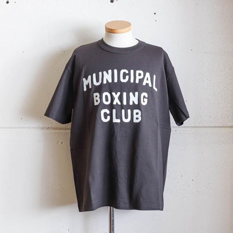 Crew Neck Tee　BOXING CLUB　Black
