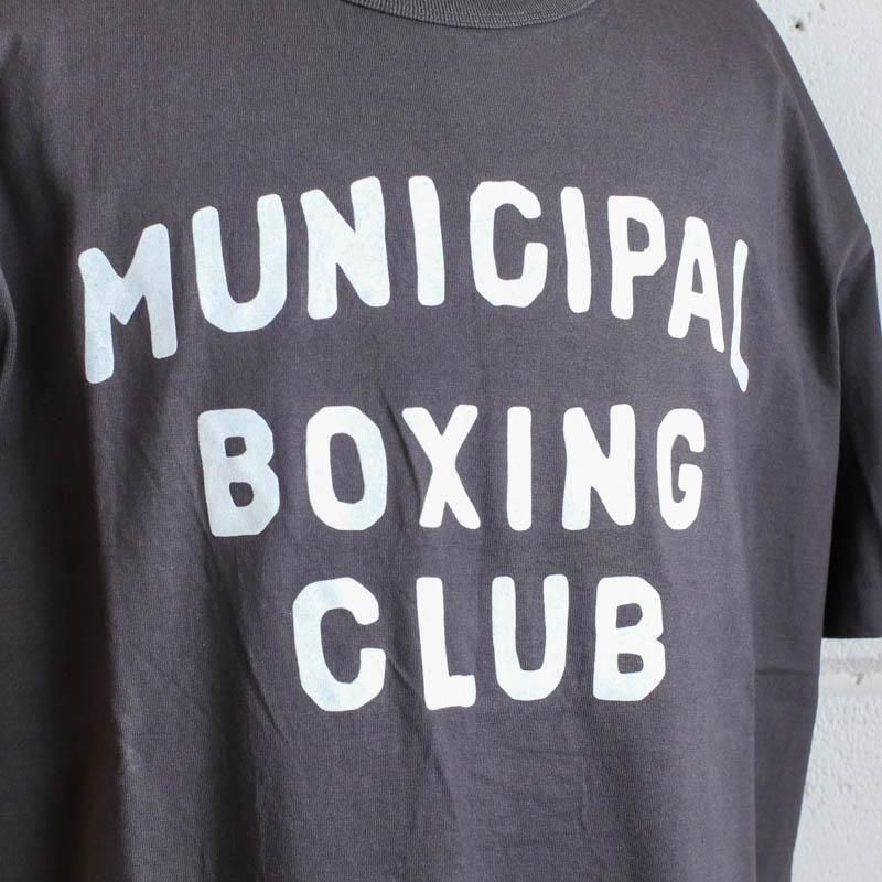Crew Neck Tee　BOXING CLUB　Black
