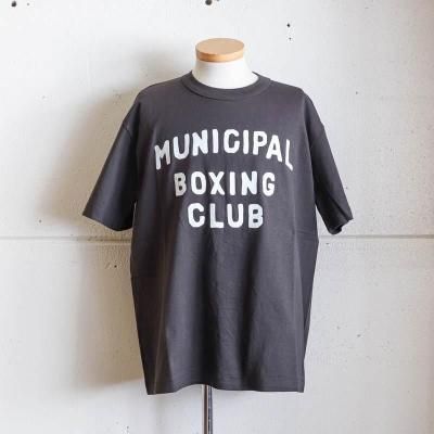 Crew Neck Tee　BOXING CLUB　Black
