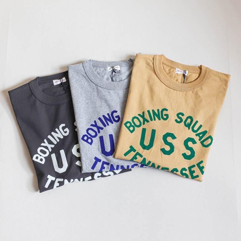 Crew Neck Tee　USS　L.Grey
