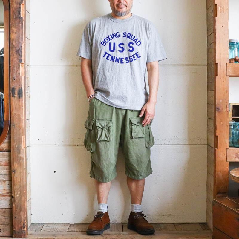 Crew Neck Tee　USS　L.Grey
