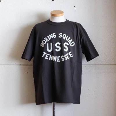 Crew Neck Tee　USS　Black
