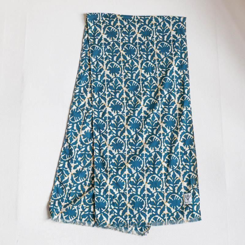StoleBatik Leaf PrintGreen