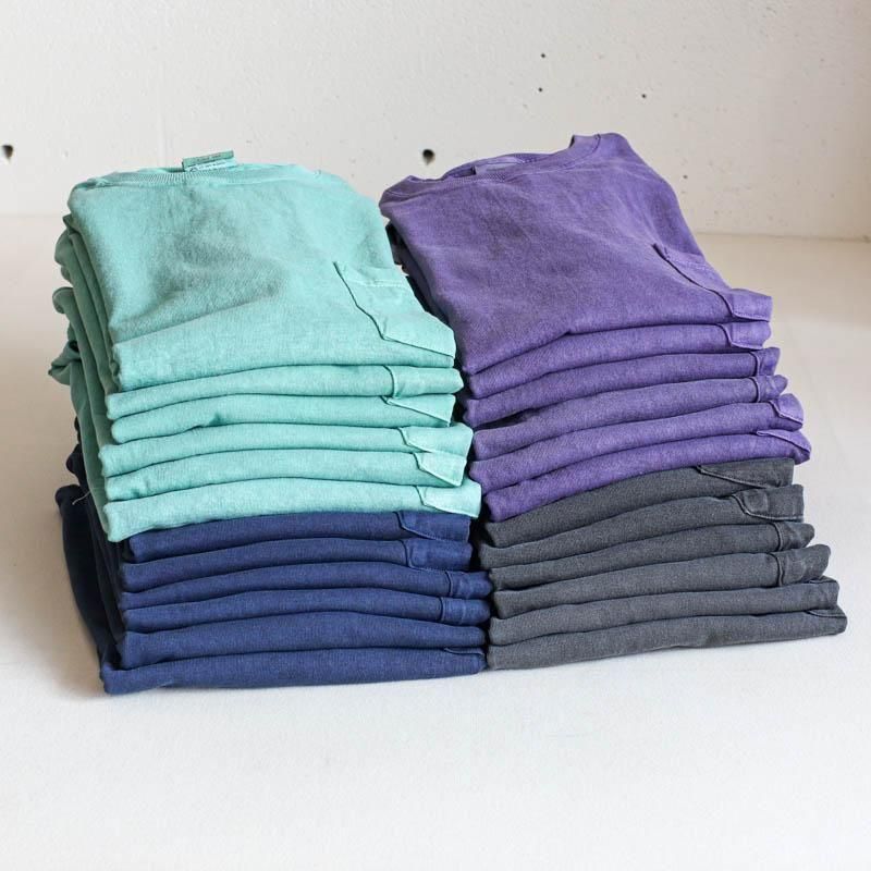  Crew Neck Pocket TeePigment Dye