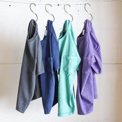  Crew Neck Pocket Tee　Pigment Dye