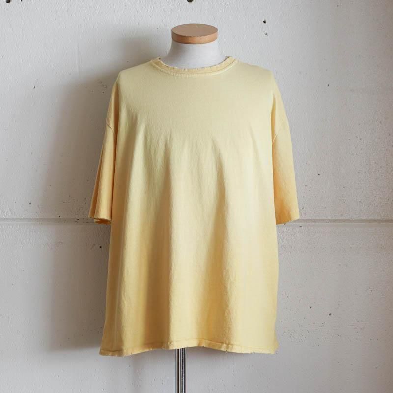 Oversized Crop T-ShirtsAged  yellow
