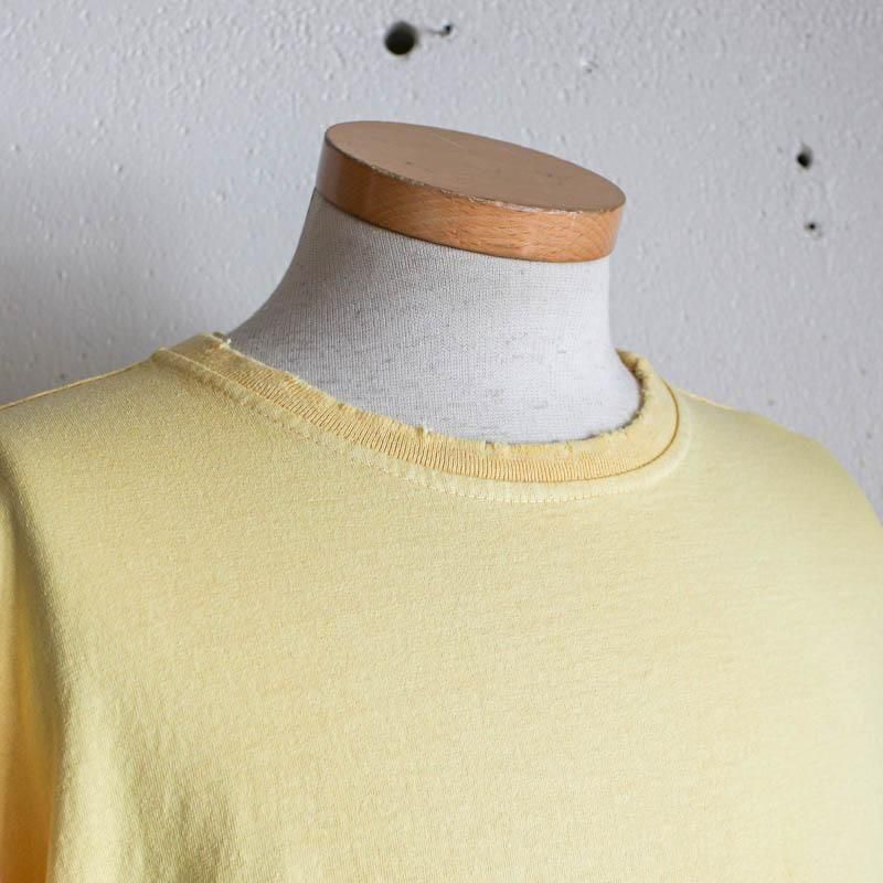 Oversized Crop T-ShirtsAged  yellow

