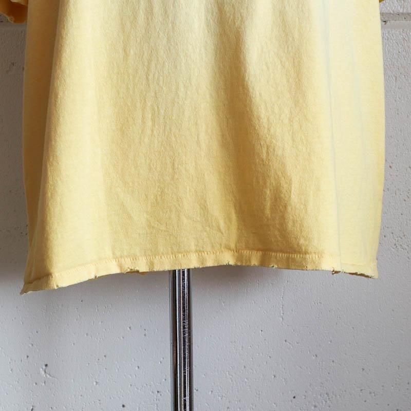 Oversized Crop T-ShirtsAged  yellow
