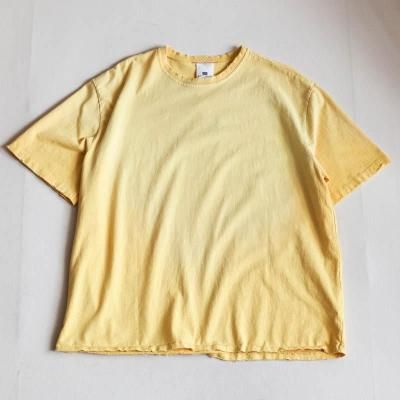 Oversized Crop T-ShirtsAged  yellow
