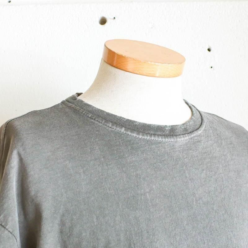 Oversized Crop T-ShirtsAged  Olive Green
