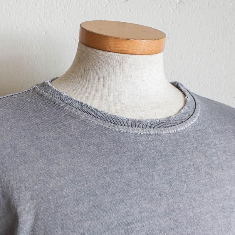 Oversized Crop T-ShirtsAged  Grey