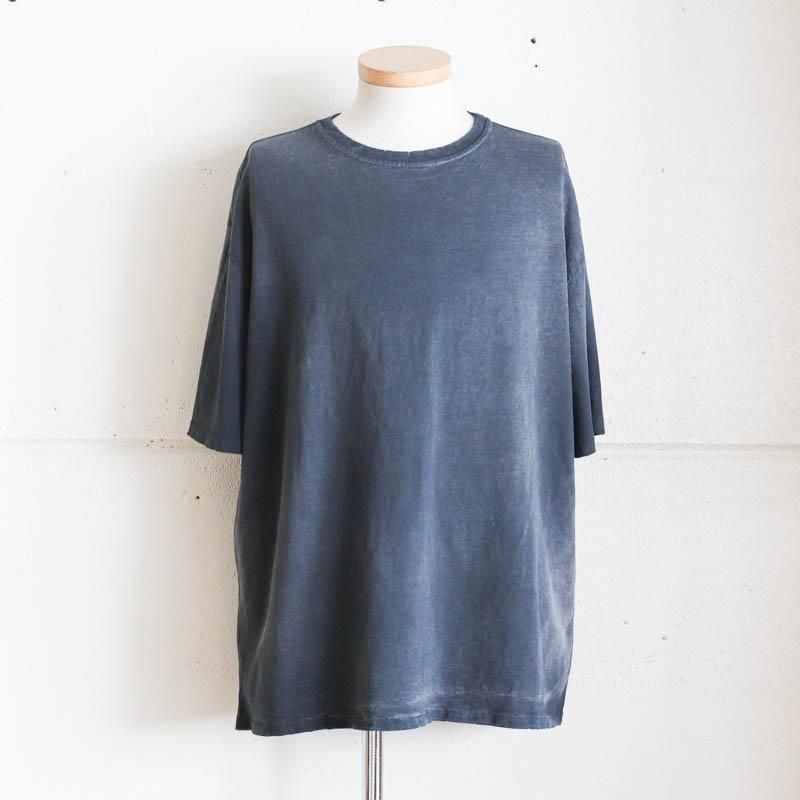 Oversized Crop T-ShirtsAged  Black