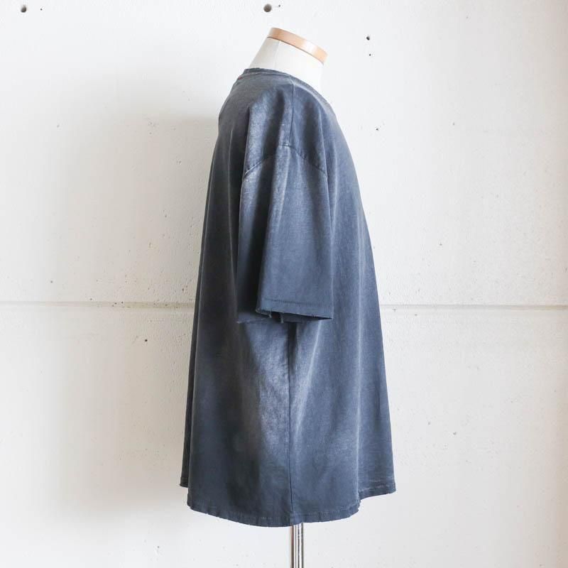 Oversized Crop T-ShirtsAged  Black