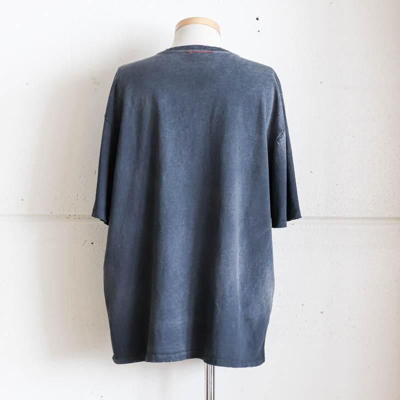 Oversized Crop T-ShirtsAged  Black