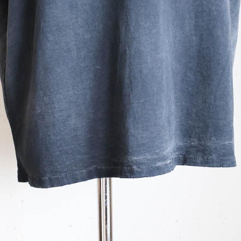 Oversized Crop T-ShirtsAged  Black