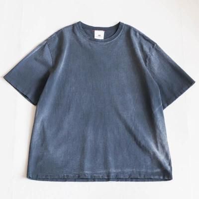 Oversized Crop T-ShirtsAged  Black