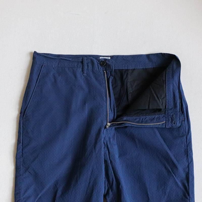 Menpolini Extra Shorts 　dobby chambray solid navy