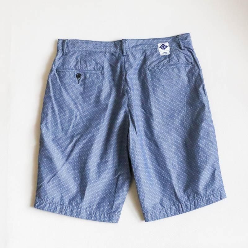 Menpolini Extra Shorts　dobby chambray indigo