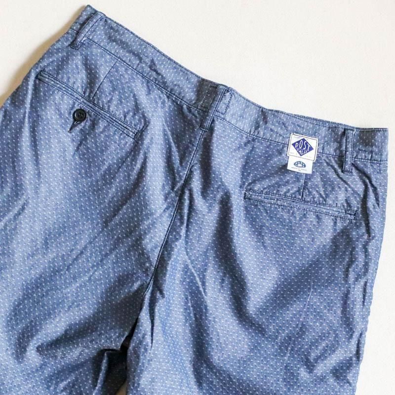 Menpolini Extra Shorts　dobby chambray indigo
