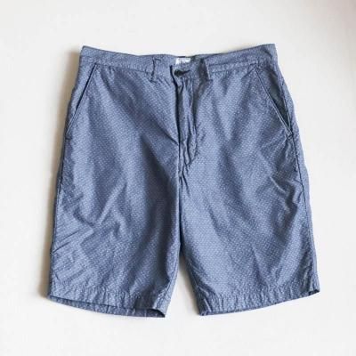 Menpolini Extra Shorts　dobby chambray indigo