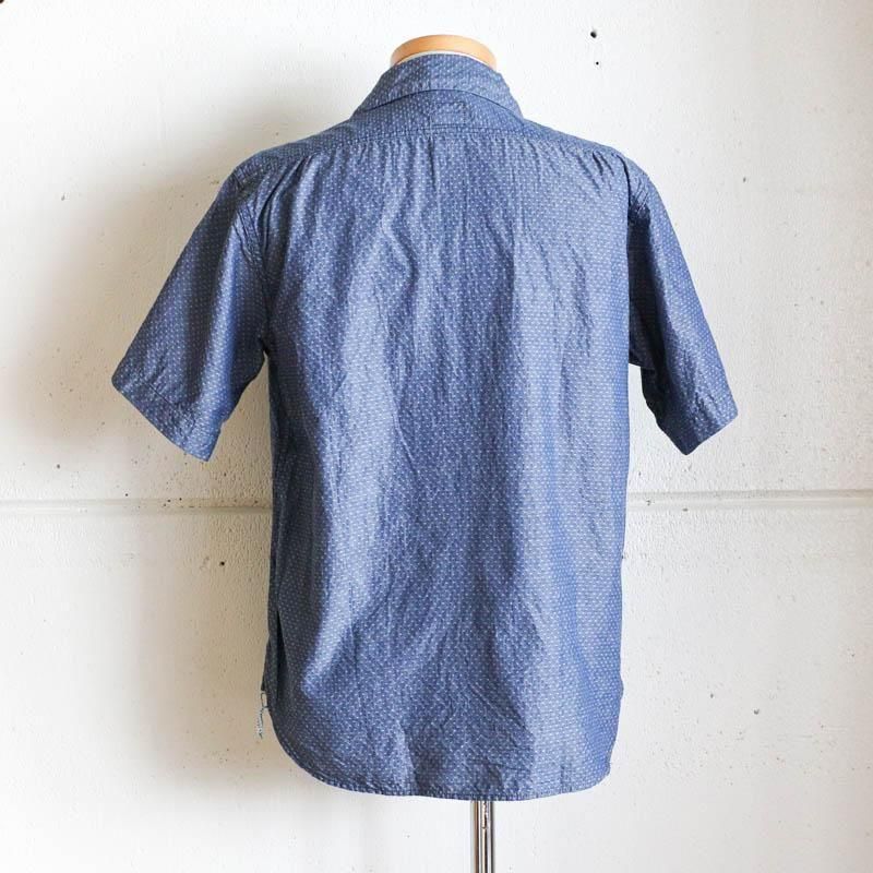 E-Z Cruz Shirt S/S  　dobby chambray indigo
