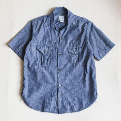 E-Z Cruz Shirt S/S  　dobby chambray indigo