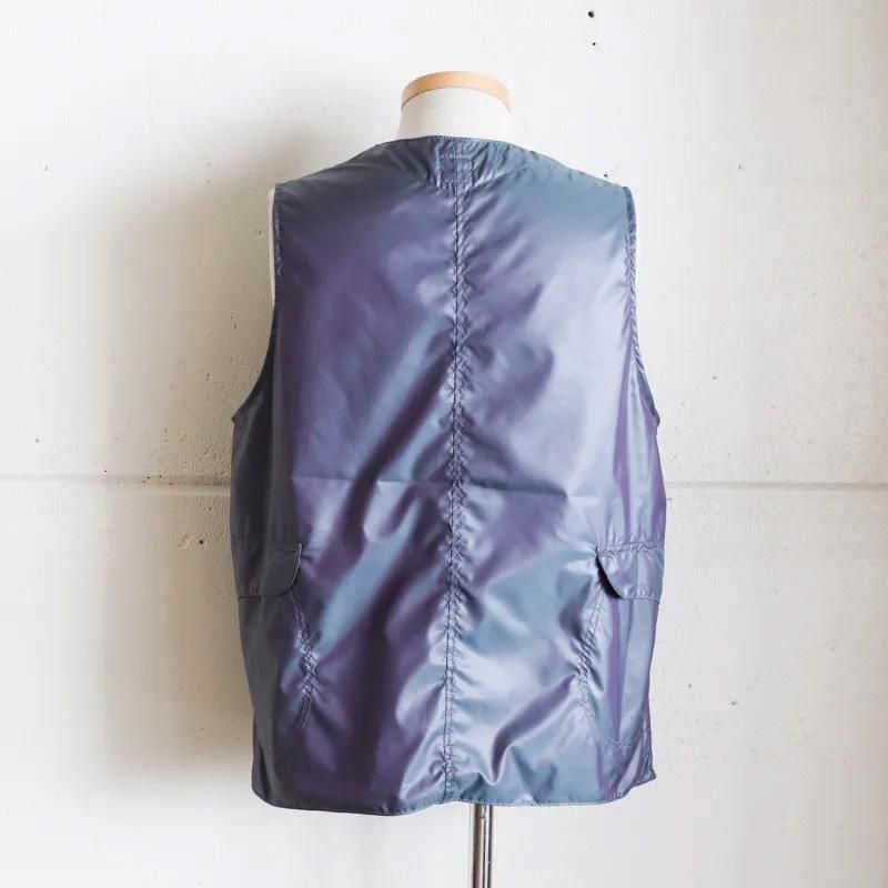 ポストオーバーオールズ　Waxy Taffeta Navy XL 2024SS ポストオーバーオールズ Waxy Taffeta Navy XL 2024SS | ベスト