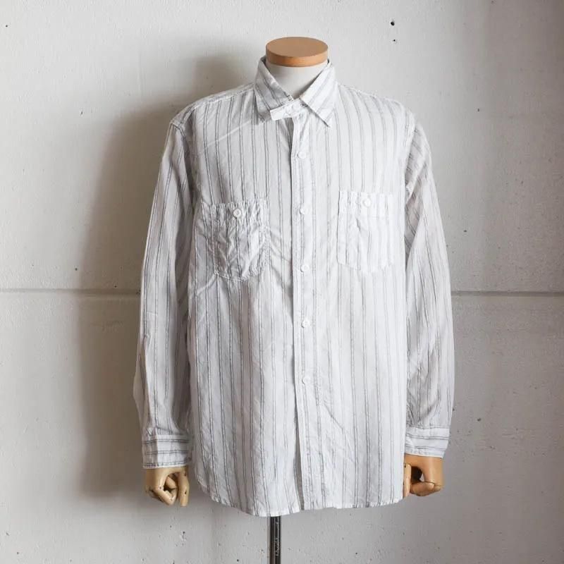 St.Louis　Dobby Stripe  White