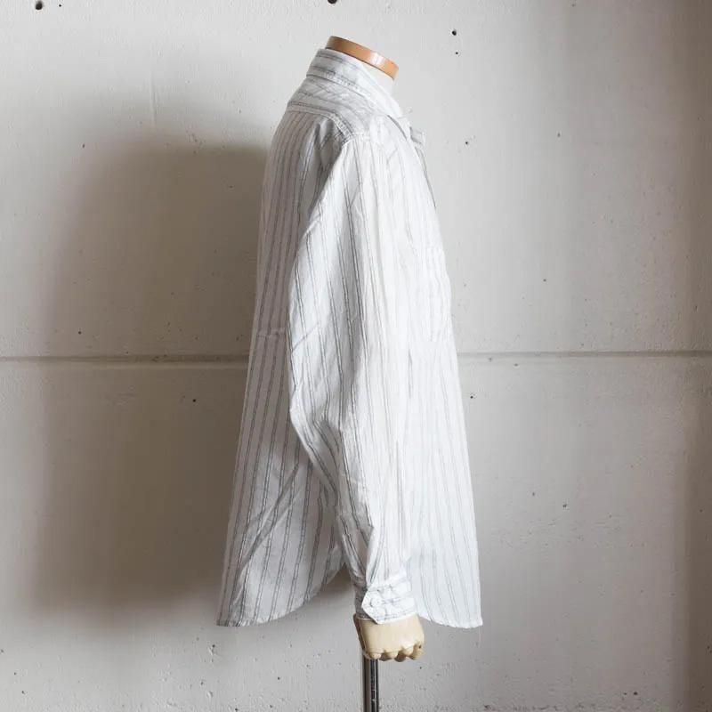 St.Louis　Dobby Stripe  White