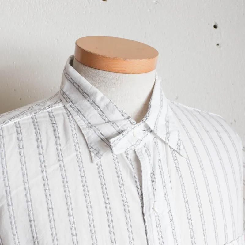 St.Louis　Dobby Stripe  White