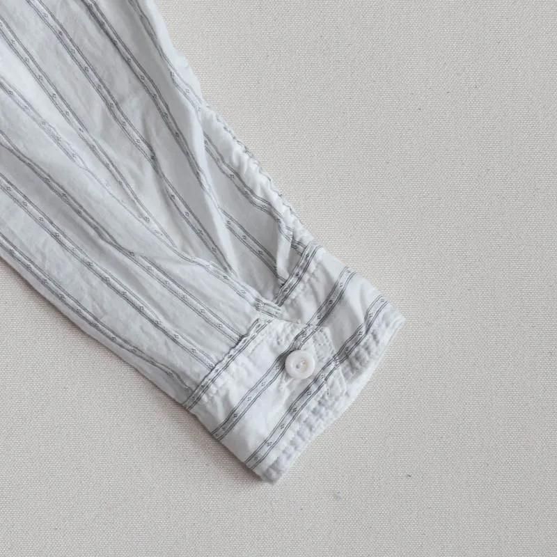 St.Louis　Dobby Stripe  White