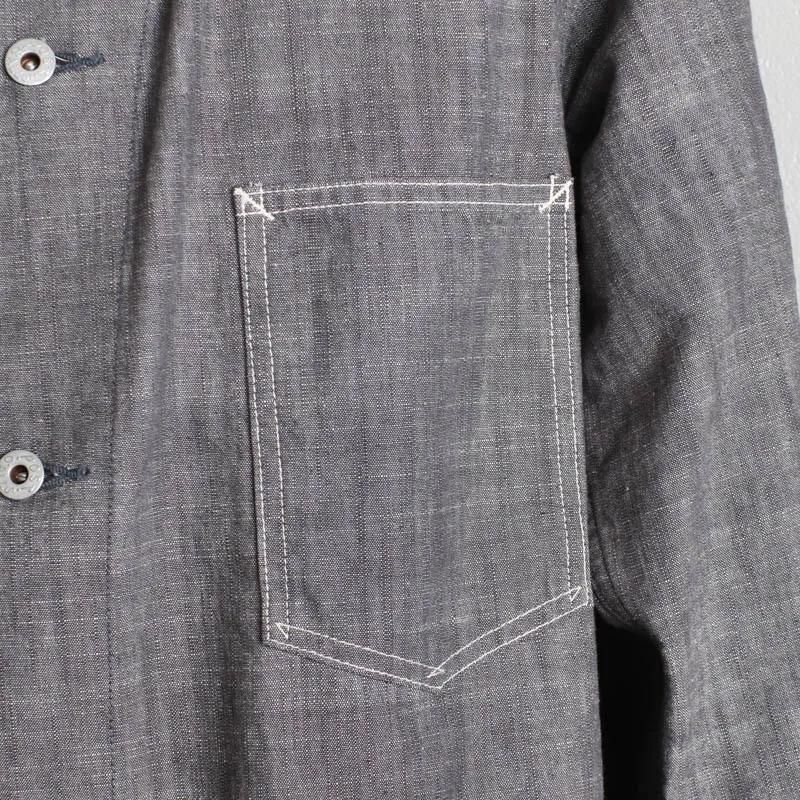 POST 43 　Slub Dungaree 　Grey

