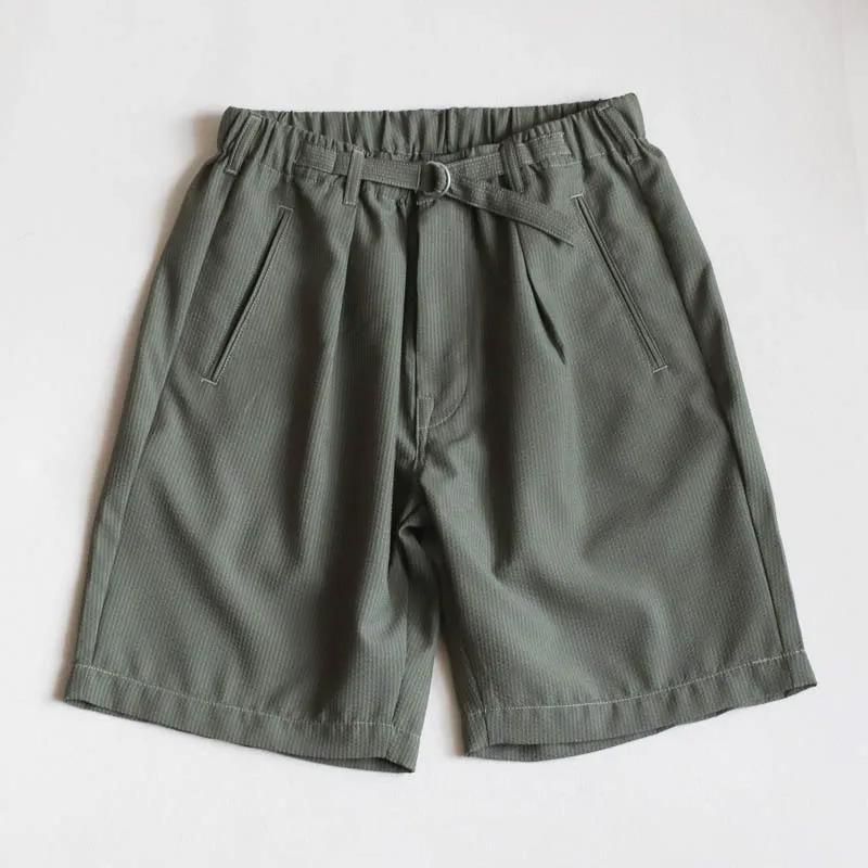 E-Z Lax 4 Shorts 　Poly Seersucker 　Olive
