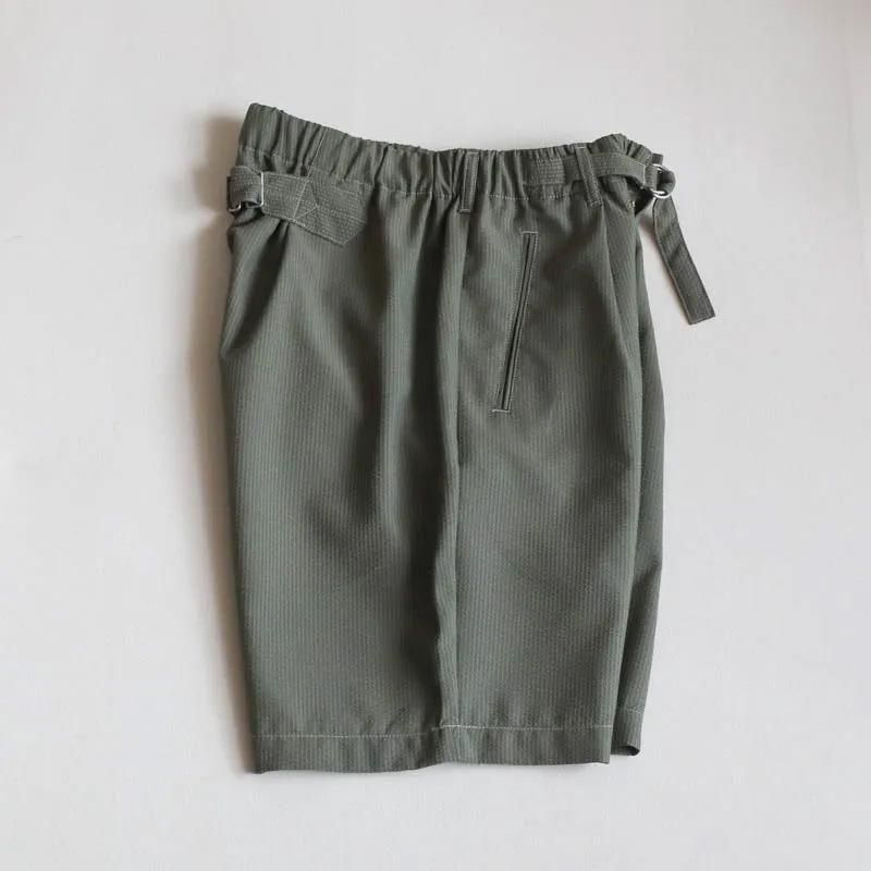 E-Z Lax 4 Shorts 　Poly Seersucker 　Olive
