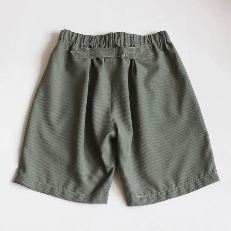 E-Z Lax 4 Shorts 　Poly Seersucker 　Olive
