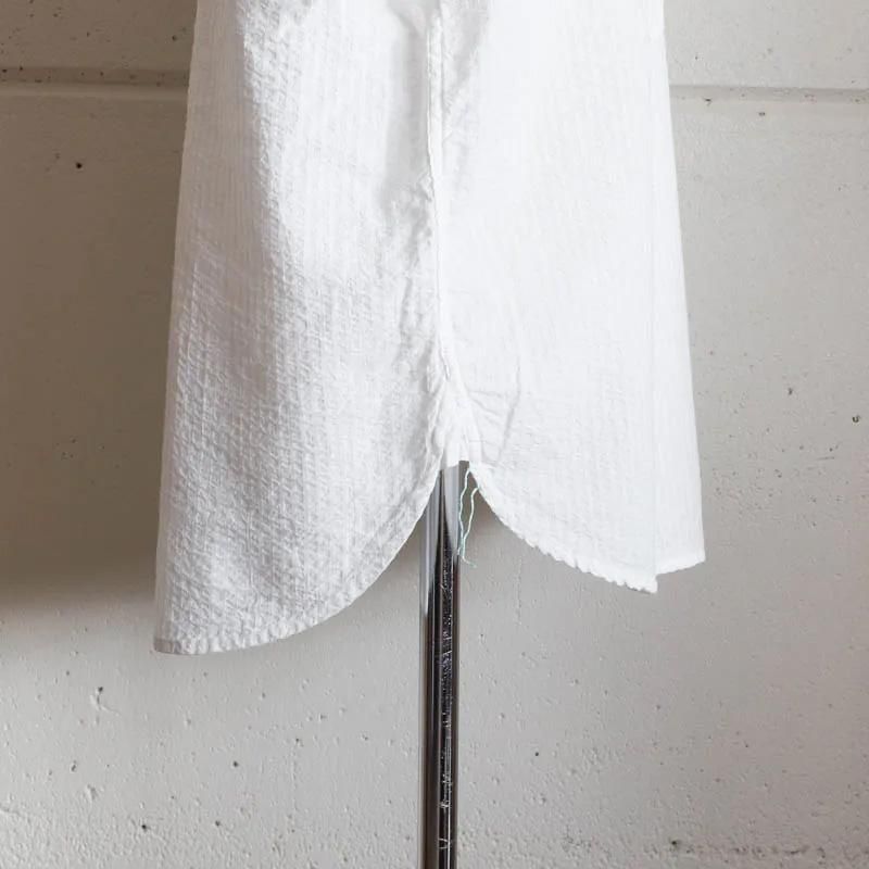 Navy Cut 　Seersucker　White

