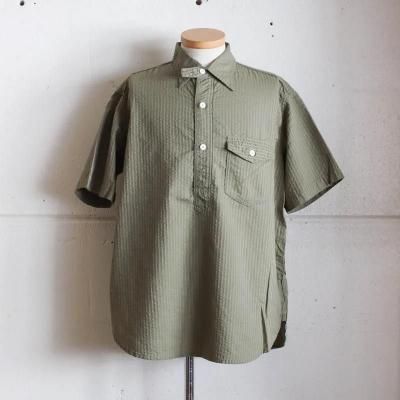 Navy Cut 　Seersucker　Olive

