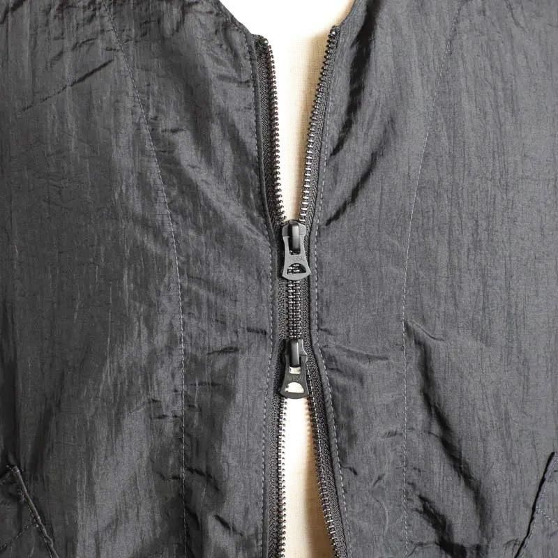 DEE V  　Crinkle Nylon Taffeta　　Black	

