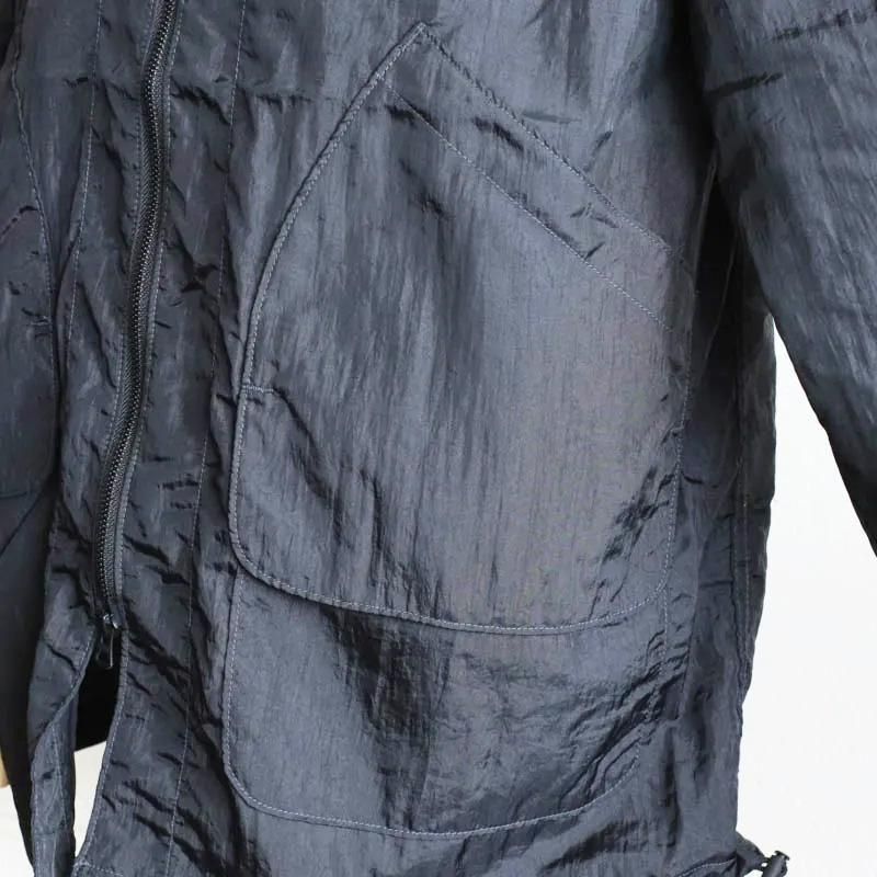 DEE V  　Crinkle Nylon Taffeta　　Black	

