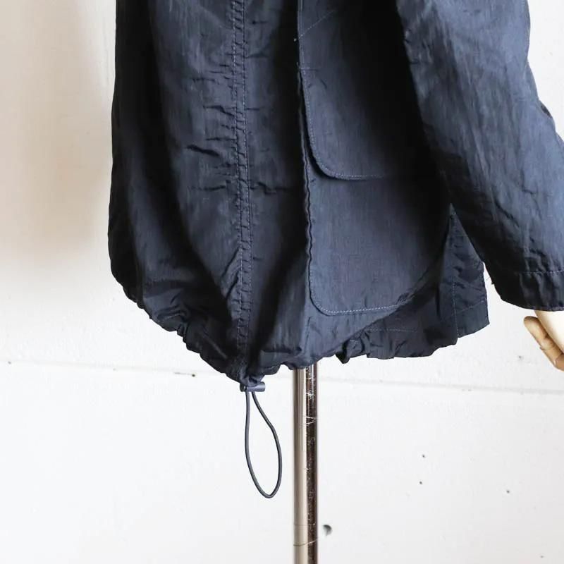 DEE V  　Crinkle Nylon Taffeta　　Black	

