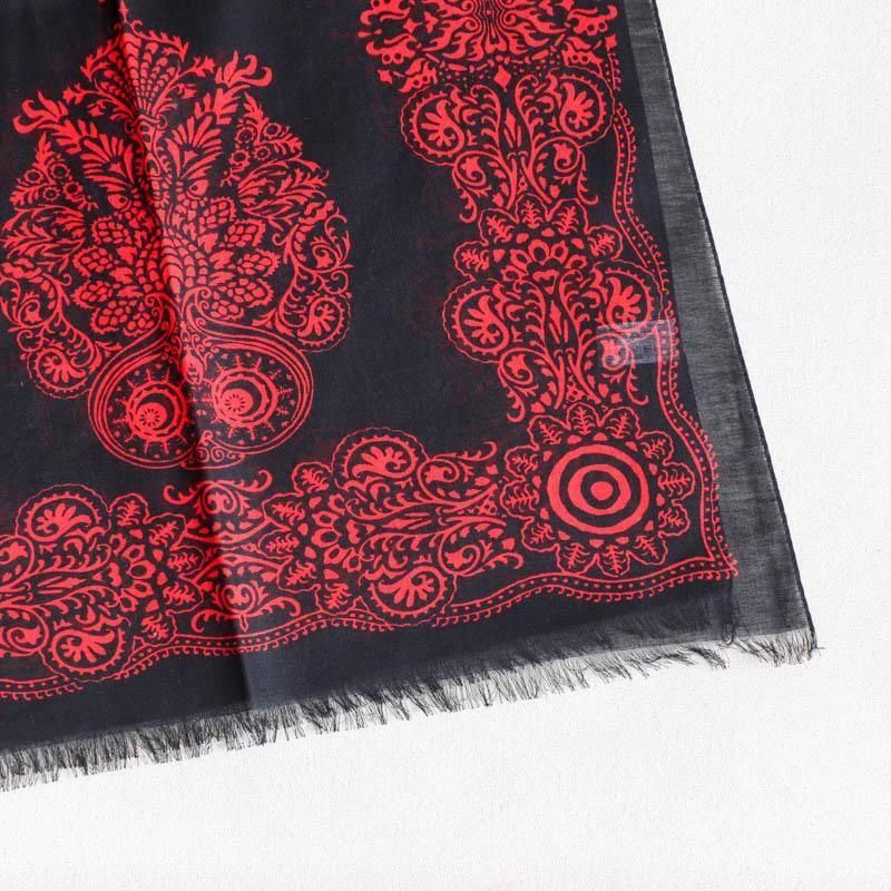 Stole Cotton Gouze Black